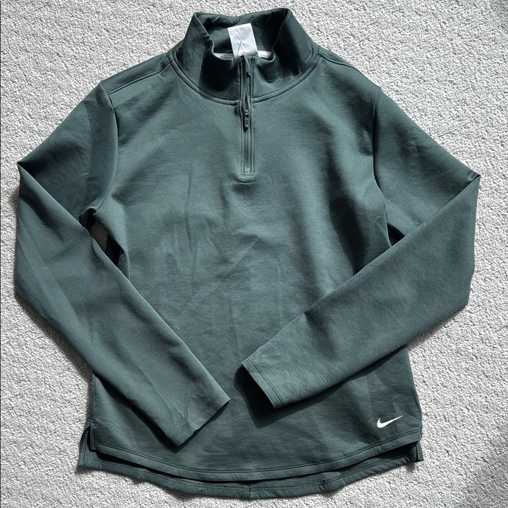 Nike Green Quarter-Zip Pullover